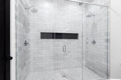 Natural Stone Tile Shower Interior